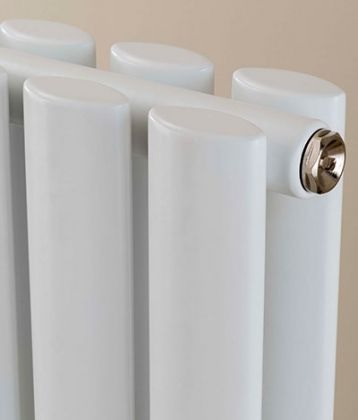 TRC Ellipsis Double Horizontal Column Radiator 600mm x 650mm 